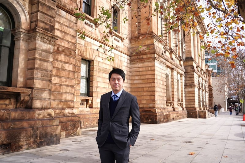 许智峯表示,终院判决等于扩大港警秋后算帐的工具。(淳音摄)