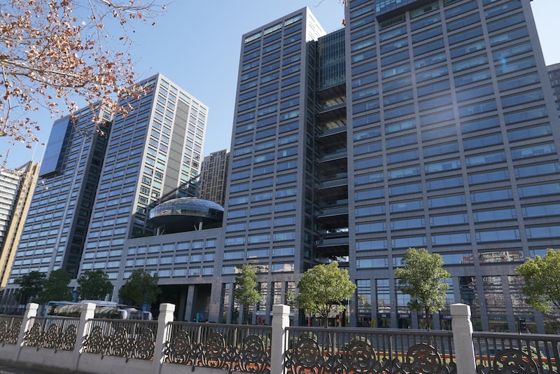 中国人工智能初创公司深度求索设在浙江杭州的总部，位于这栋大楼内。