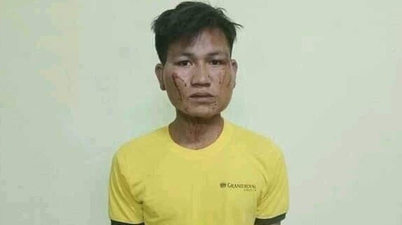 Aik Sai Main, an ethnic Wa, who was sentenced to death by hanging. Credit: Citizen journalist